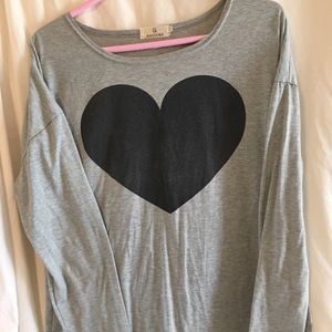 Heart long sleeve t-Shirt